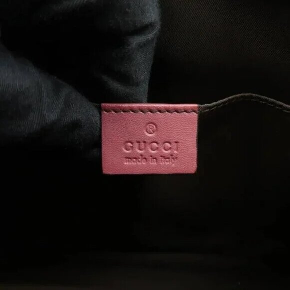 100% Authentic GUCCI Blooms Brown Canvas Clutch Bag 550-091724 - Picture 12 of 12